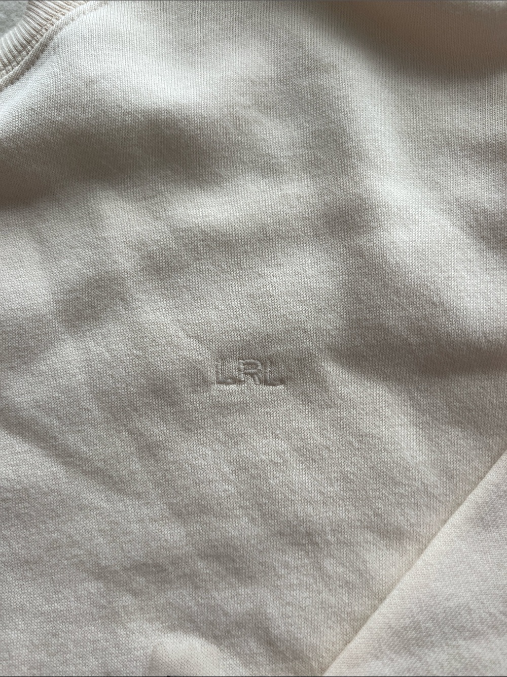 Lauren Ralph Lauren Women's Crewneck Sweater in Light Cream - Picture 3 of 9